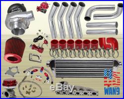 00-07 Bmw E46 325 328 323 330 I6 T3t4 8pc Turbocharger Turbo Kit Manifold Fmic R