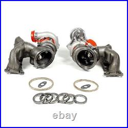 17T Twin Turbocharger+Silicone Inlet Pipe For BMW 135i 335i 535i Z4 N54 RHD 3.0L
