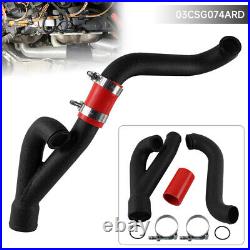 2 Aluminum Turbo Outlet Charge Pipe Kit For 2007-2013 BMW N54 335i 335xi 3.0L