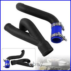 2 Aluminum Turbo Outlet Charge Pipe Kit For 2008-2013 BMW N54 135i E82 E88