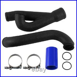 2 Aluminum Turbo Outlet Charge Pipe Kit For 2008-2013 BMW N54 135i E82 E88