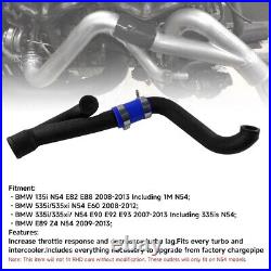 2 Aluminum Turbo Outlet Charge Pipe Kit For 2008-2013 BMW N54 135i E82 E88