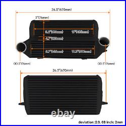 7.5 Intercooler Kit Black For BMW 135i 335i 335xi E82 E90 E91 E92 E93 N54 07-11