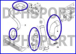 BMW E39 5 SERIES 530d 525d FULL SILICONE EGR INTERCOOLER TURBO BOOST HOSE KIT