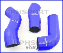 BMW E60, E61 5 SERIES 530d, 525d SILICONE INTERCOOLER EGR TURBO HOSE KIT BLUE