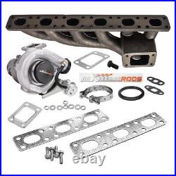 Billet V-Band Turbo Manifold Kit T3 flange for BMW E39 M52 523i 520i 528i