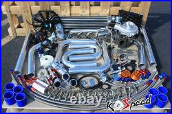 Bmw E36 3-series 6cyl T04 T3 Turbo Charger Turbocharger Kit Fmic Diy Piping Bov