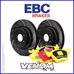 EBC Front Brake Kit Discs & Pads for BMW 116 1 Series 1.6 Turbo (F20) 2011