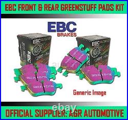 Ebc Greenstuff Front + Rear Pads Kit For Bmw 335 3.0 Twin Turbo (e91) 2010-12