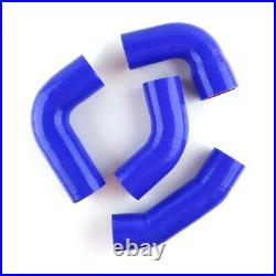 For BMW E39 530d 525d Silicone EGR Intercooler Turbo Boost Hose Pipe Kit Blue