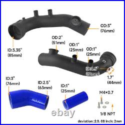 For BMW N54 E82 E88135i E90 E91 E92 335i Intake Turbo Charge Pipe Cooling Kit