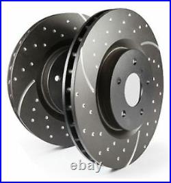 GD1002 EBC Turbo Grooved Brake Discs FRONT (PAIR) fit 330 330X (4WD) Z4 B3 E46