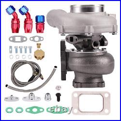 GT3037 GT3076 UNIVERSAL TURBO KIT 550MM With OIL RETURN LINE & 1000MM FEED LINE