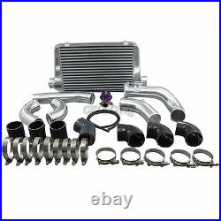 GT35 Turbo Intercooler kit For 84-91 BMW 3-Series E30 325 M20 Engine Black Hose