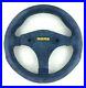 Genuine-Momo-Model-Mod-28-BLUE-suede-steering-wheel-270mm-IVA-Race-etc-NOS-18C-01-ietm