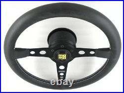 Genuine Momo Prototipo Heritage steering wheel with boss kit. BMW 2000, 2002 etc