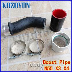 Intake Boost pipe intercooler turbo kit For BMW N55 F25 X3 / F26 X4 35ix M40ix