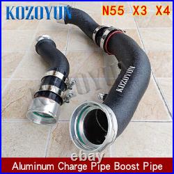 Intake Charge pipe boost pipe turbo kit For BMW N55 F25 X3 / F26 X4 35ix m40ix