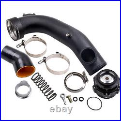 Intake Turbo Air Charge Pipe & 50mm BOV Kit for BMW N54 E82 E90 E92 135i black
