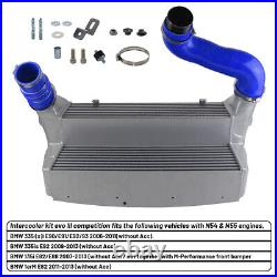 Intercooler Kit For EVO3 BMW 135i 335i E82/E88 E90/E91/E92/E93 N54&N55 Blue