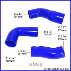 Intercooler Silicone Turbo Hose Kit For BMW E60 E61 5 Series 530d 525d Blue