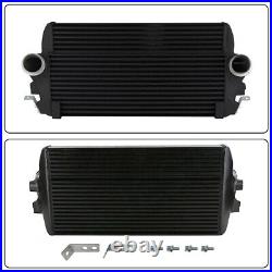 Intercooler with Charge Pipe Kit + Boost Pipe For BMW 535i 640i 740i N55 Black