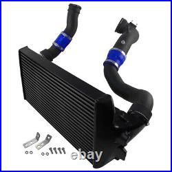 Intercooler with Charge Pipe Kit + Boost Pipe For BMW 535i 640i 740i N55 Blue