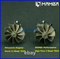 MAMBA 9-6 Mitsubishi TD03L4-10TK3 Upgrade Turbo Wheel Rebuild Kit / BMW N54