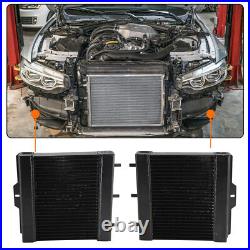 Secondary Auxiliary Radiator Cooler For BMW F87 F80 F83 M2 M3 M4 S55 15-20 L&R