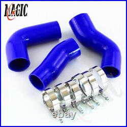 Silicone Intercooler Turbo Hose + T-Clamps Kit For BMW E60 E61 5Series 530d 525d