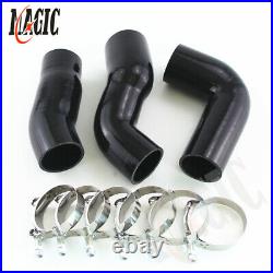 Silicone Intercooler Turbo Pipe Hose With T-Clamps Kit For BMW E60 E61 530d 525d