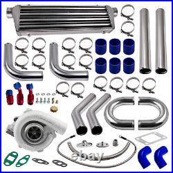 T04E T3/T4 A/R 0.63 400+HP TURBO Oil Line 2.5 Intercooler Piping Pipe Kits