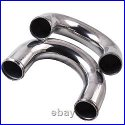 T04E T3 Universal Turbo Turbocharger V-Band 2.5 Intercooler Pipe Piping Kit