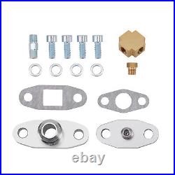 T04E Turbocharger +oil Feed Return Line+Manifold Kits for Nissan Patrol 4.2L