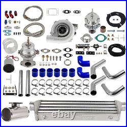 T04E Universal Turbo Kit T3 flange Universal Intercooler piping Type-S BOV