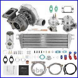 T04E Universal Turbo t3 Turbocharger Intercooler Oil Lines BOV Adapter Kit