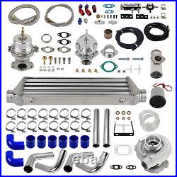 T04E Universal Turbo t3 turbocharger Intercooler Oil lines BOV Adapter Kits