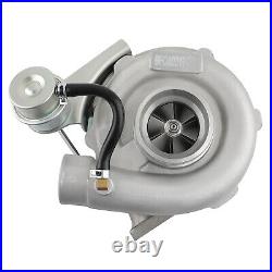 T3 T04E 420 HP Universal 0.63 AR Turbo Turbocharger with Oil Return Feed Line Kit