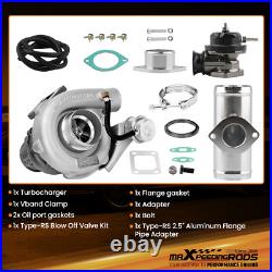 T3 T04E V-Band Turbocharger Internal Wastegate + Blow Off Valve Type-S/RS T3 T04E V-Band Turbocharger Internal Wastegate + Blow Off Valve Type-S/RS