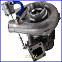 T3 T04E V-band Turbocharger Oil Cooling Internal Wastegate Blow Off Valve Kit