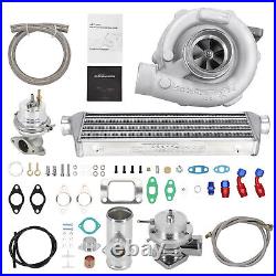 T3 T4 Universal Turbocharger Kit Stage III+Wastegate+Intercooler+BOV+Pipes kit