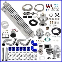 T3 T4 Universal Turbocharger Kit Stage III+Wastegate+Intercooler+BOV+Pipes kit