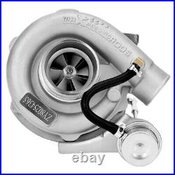 T3 TO4E T04E V-band 420hp Turbocharger 0.63 AR Oil inlet outlet Line Kit