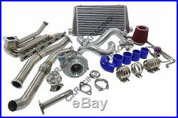 Top Mount GT35 Turbo Kit Manifold Intercooler For 92-98 BMW E36 6 Cyl M52 S50