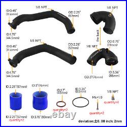 Top Mount Intercooler Kit + Charge Pipes For BMW 15-20 M2 M3 F80 M4 F82 F83 S55