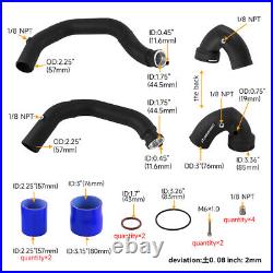 Top Mount Intercooler Kit + Charge Pipes For BMW 15-20 M2 M3 F80 M4 F82 F83 S55