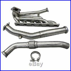 Top Mount T3 GT35 Turbo Kit For 92-98 BMW E36 325i 328i Manifold 6 Cyl