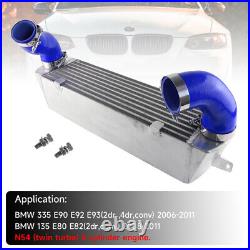Twin Turbo Intercooler Kit For BMW 135 135i 335 335i E90 E92 2006-2011 N54 Blue