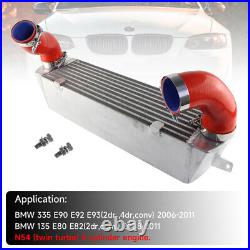 Twin Turbo Intercooler Kit For BMW 135 135i 335 335i E90 E92 2006-2011 N54 Red