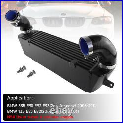 Twin Turbo Intercooler Kit For BMW 135i E82 E88 335 335i E90 E92 E93 N54 Black